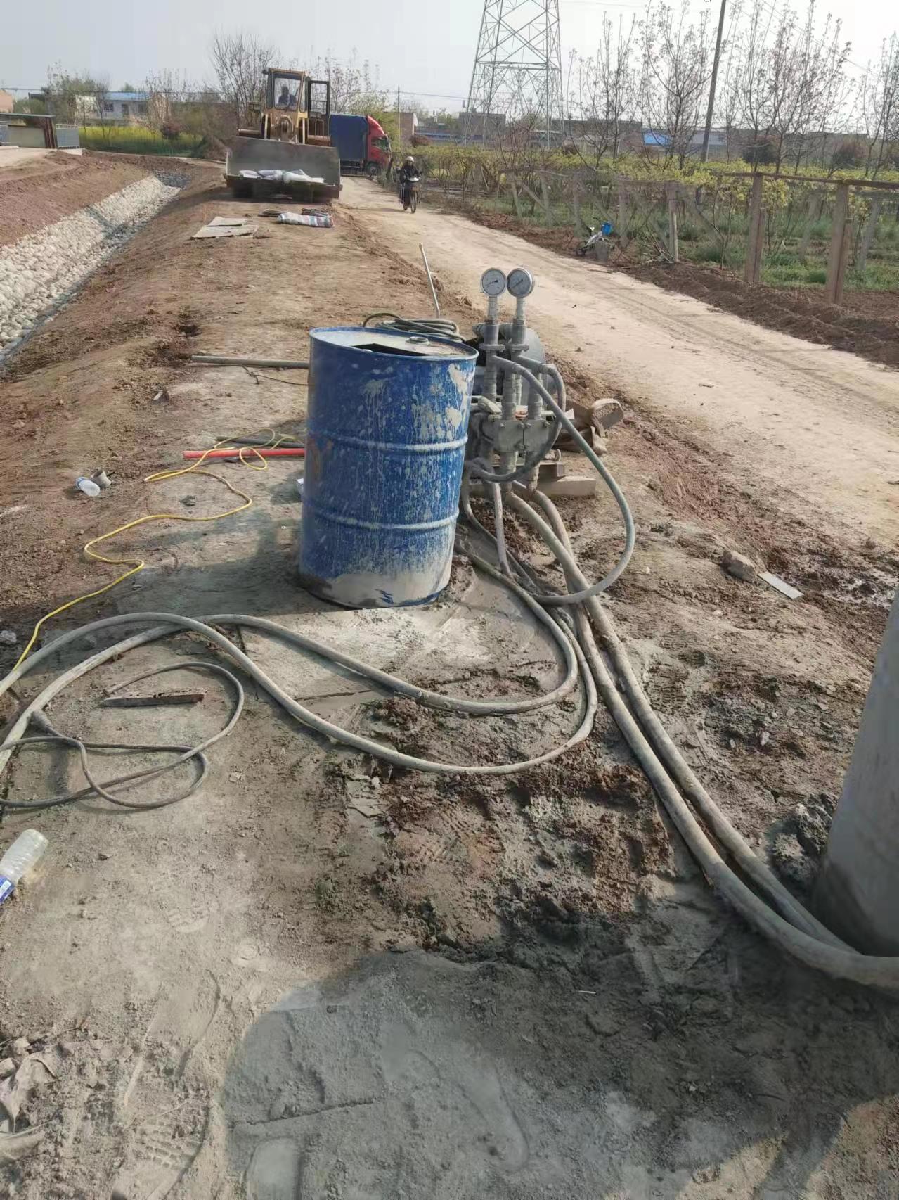 沙湖原种场双液注浆