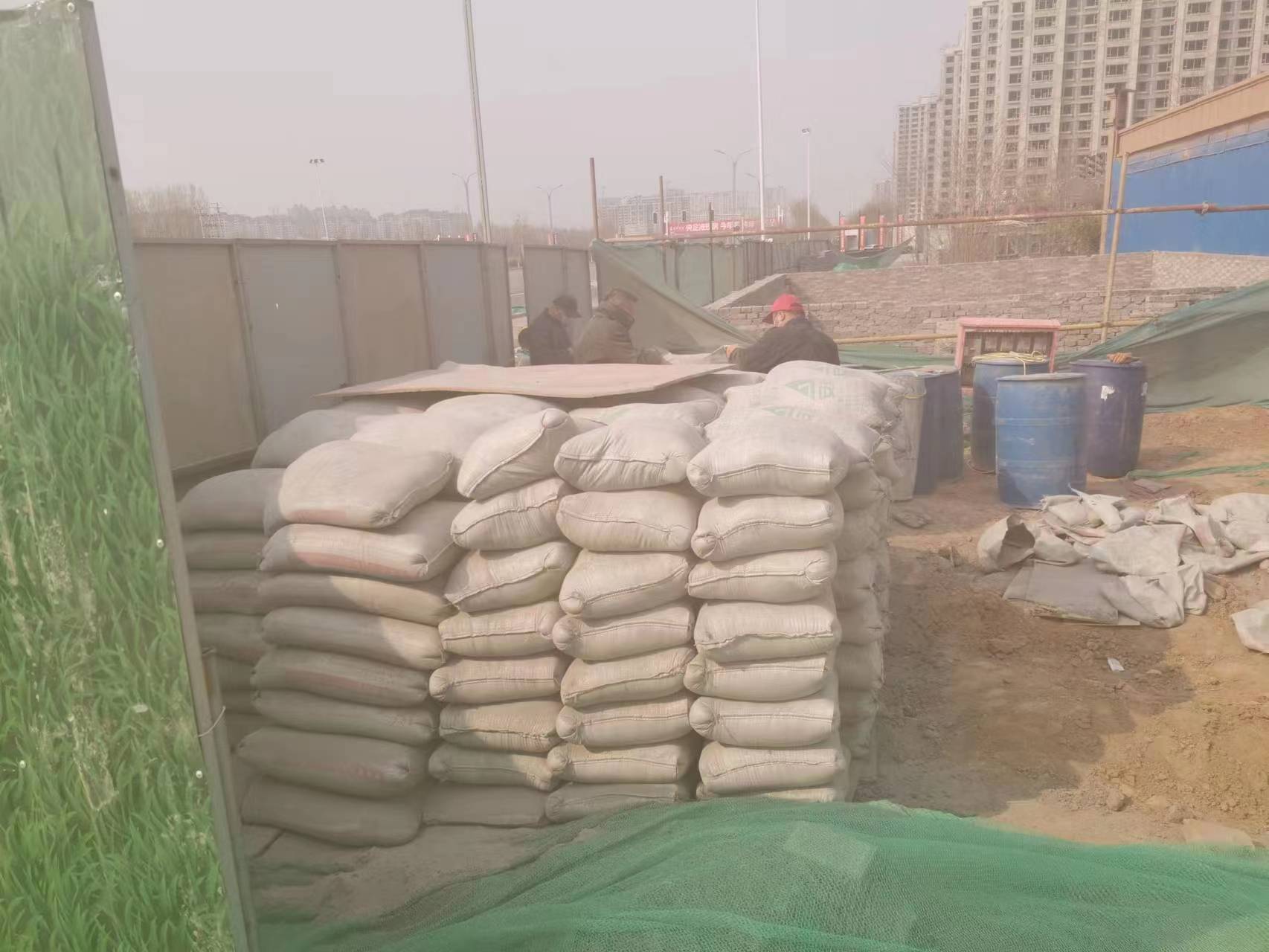 沙湖原种场房屋基础注浆